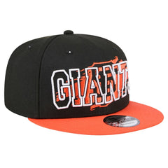 San Francisco Giants Splatter 9FIFTY Snapback Hat Black | New Era