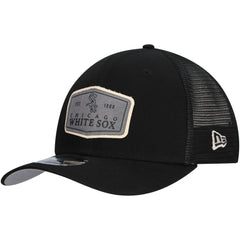 Chicago White Sox Labeled 9SEVENTY Stretch-Snap Adjustable Hat Black | New Era