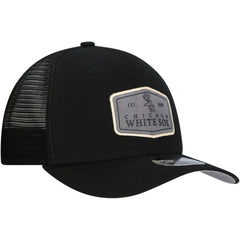 Chicago White Sox Labeled 9SEVENTY Stretch-Snap Adjustable Hat Black | New Era