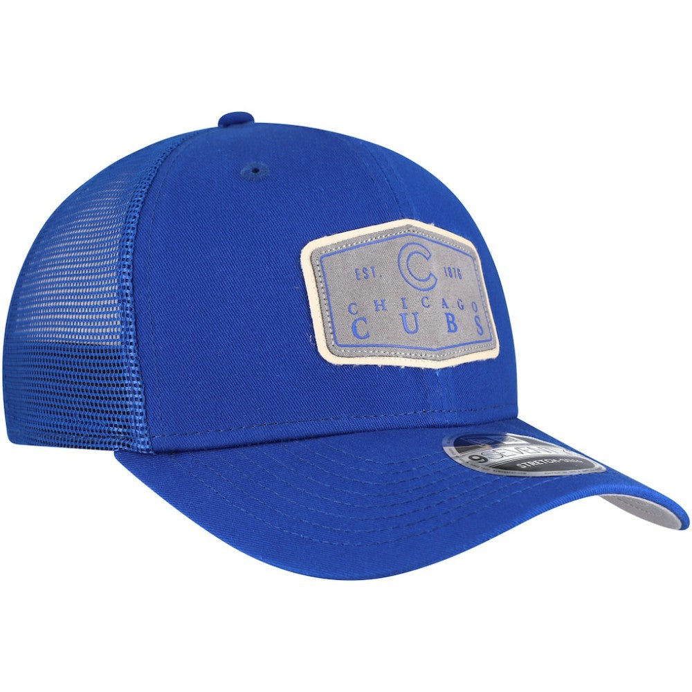 Chicago Cubs Labeled 9SEVENTY Stretch-Snap Adjustable Hat Royal | New Era