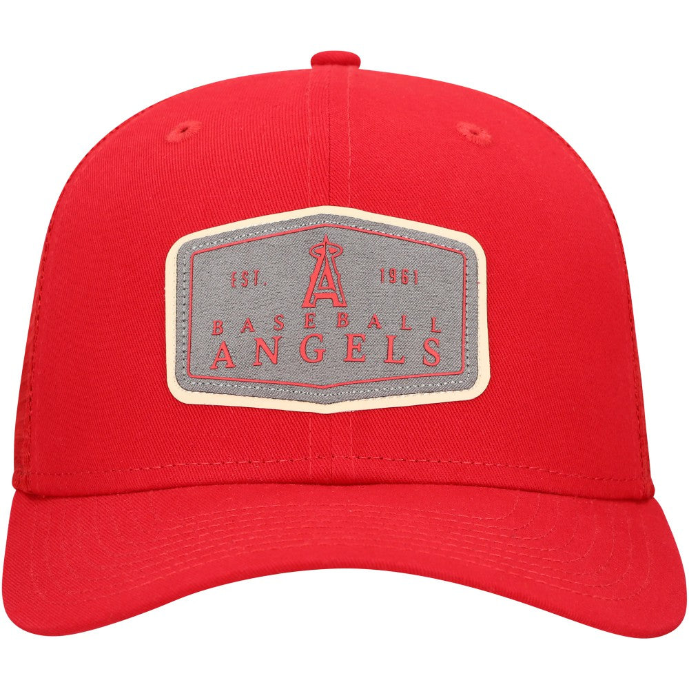 Los Angeles Angels Labeled 9SEVENTY Stretch-Snap Adjustable Hat Red | New Era