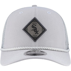 Chicago White Sox Logo 9SEVENTY Stretch-Snap Adjustable Hat Gray | New Era