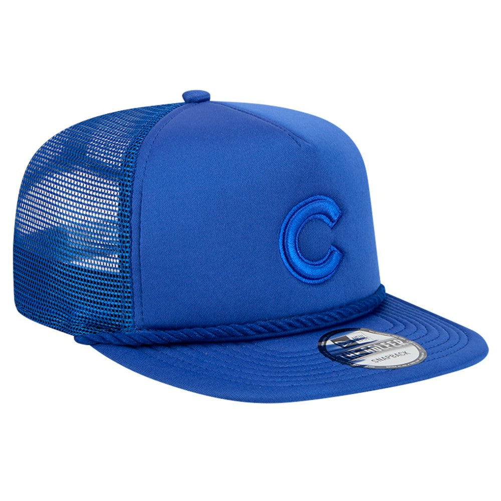 Chicago Cubs Tone Foam Meshback Golfer Snapback Hat Royal | New Era