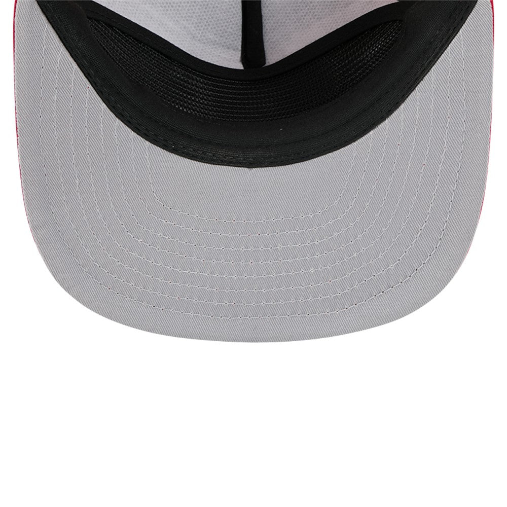 Los Angeles Angels Tone Foam Meshback Golfer Snapback Hat Red | New Era