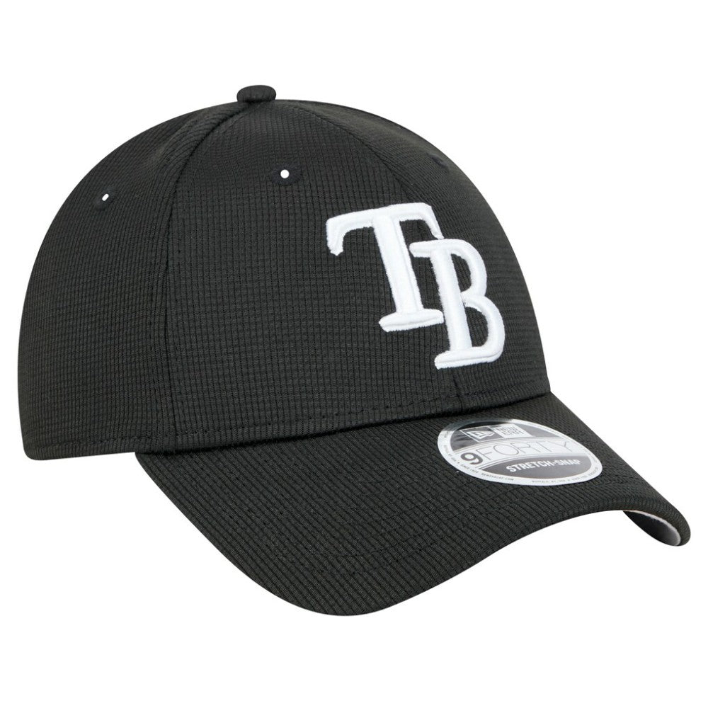 Tampa Bay Rays Pivot 9FORTY Adjustable Hat Black | New Era