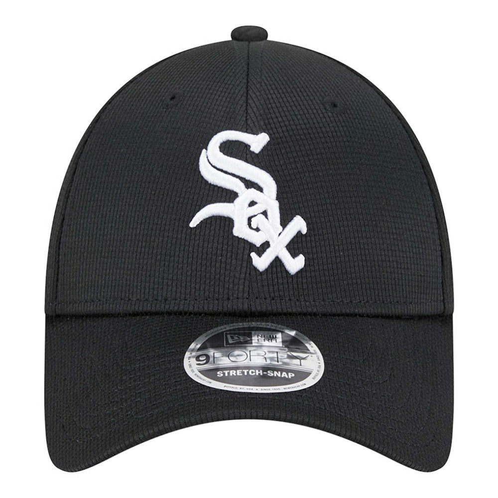 Chicago White Sox Pivot 9FORTY Adjustable Hat Black | New Era