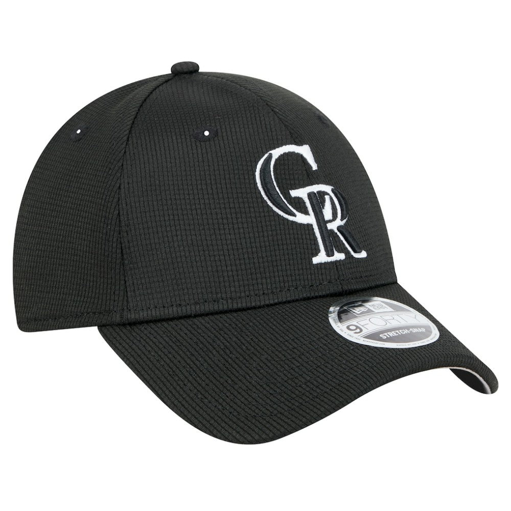 Colorado Rockies Pivot 9FORTY Adjustable Hat Black | New Era