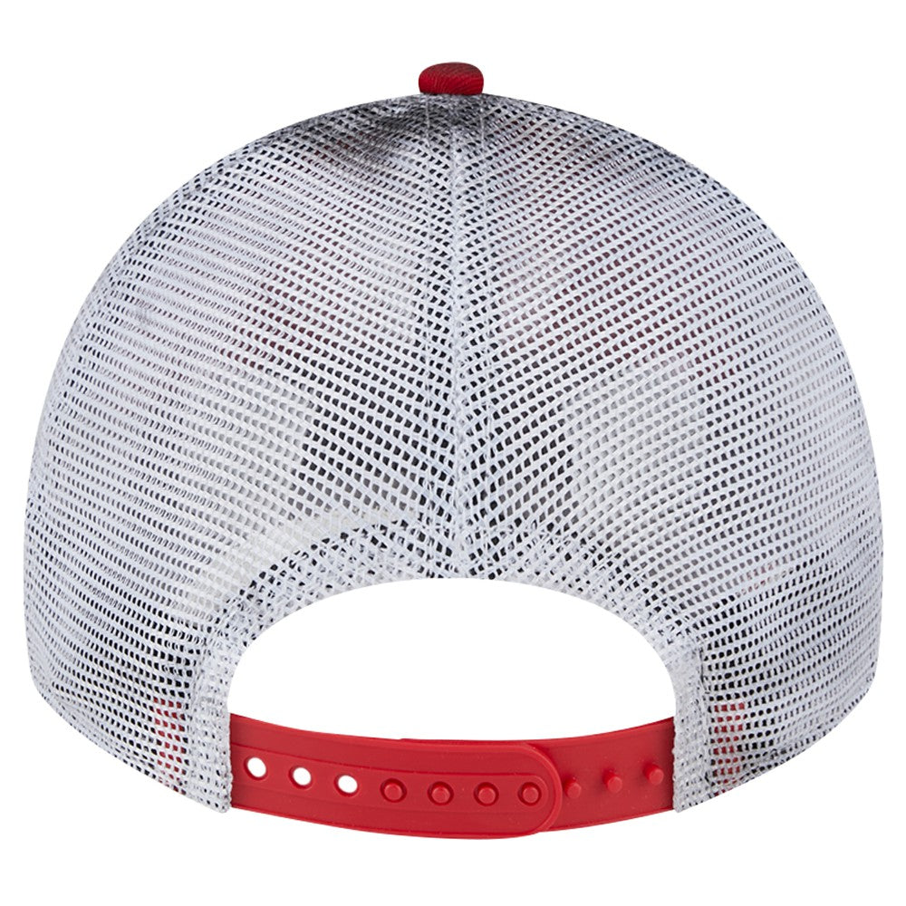 Los Angeles Angels Team Slick Trucker 9TWENTY Adjustable Hat Red | New Era