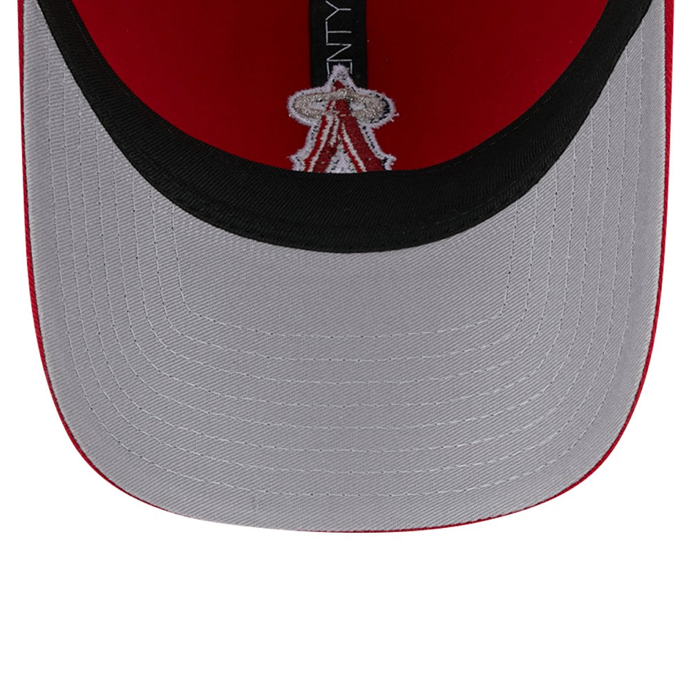 Los Angeles Angels Team Slick Trucker 9TWENTY Adjustable Hat Red | New Era