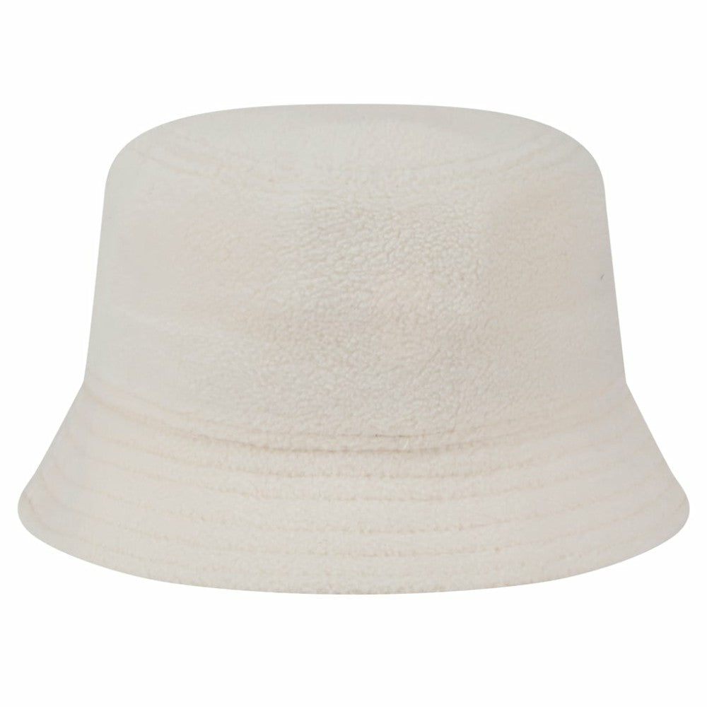Atlanta Braves Women's Chrome Cozy Bucket Hat White | New Era