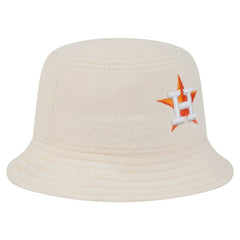 Houston Astros Women's Chrome Cozy Bucket Hat White | New Era