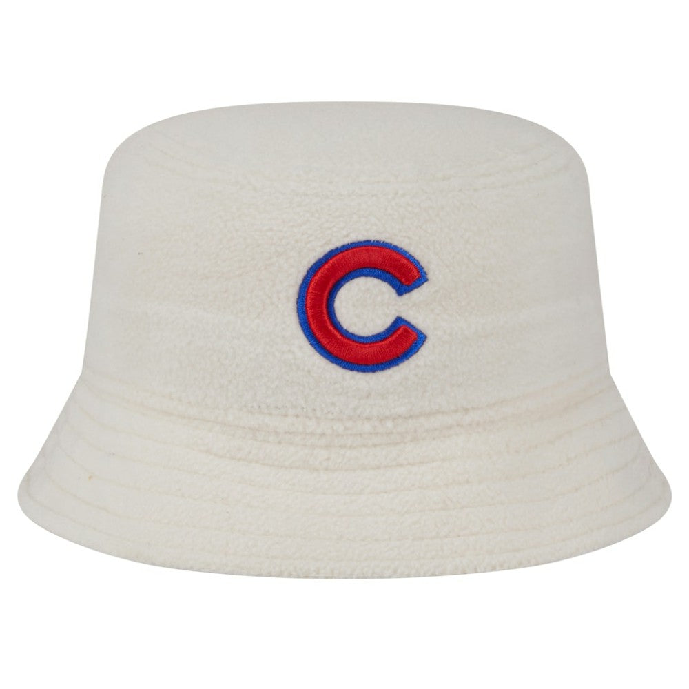 Chicago Cubs Women's Chrome Cozy Bucket Hat White | New Era
