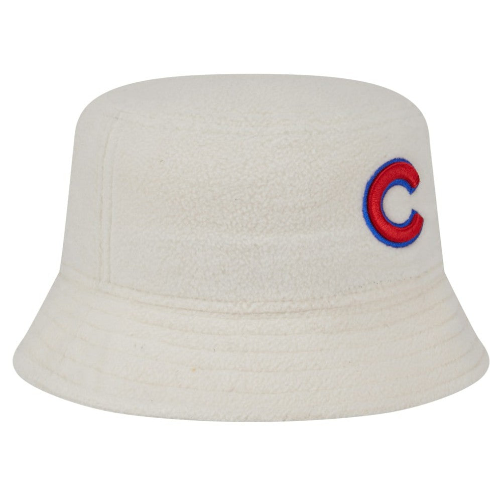 Chicago Cubs Women's Chrome Cozy Bucket Hat White | New Era