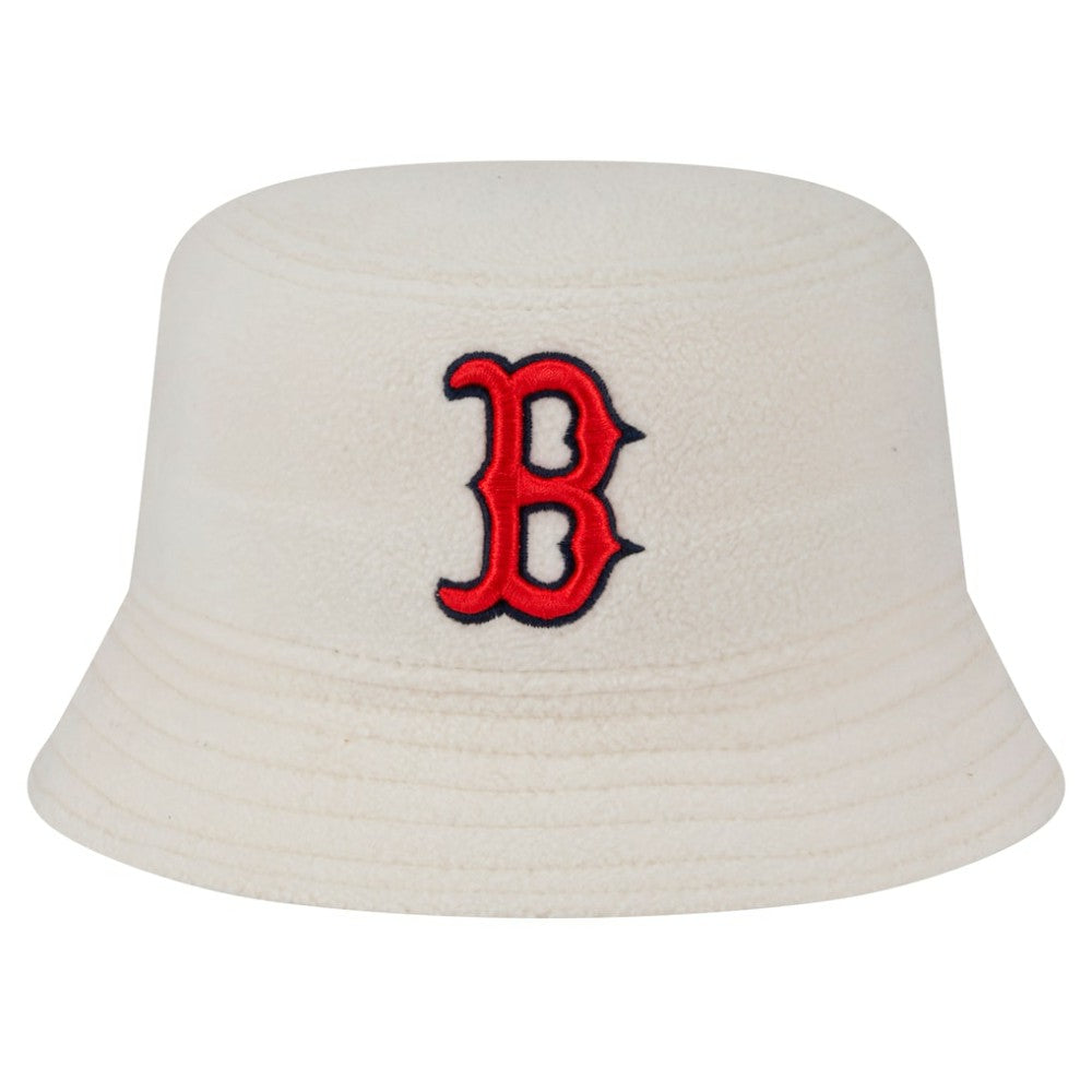 Boston Red Sox Women's Chrome Cozy Bucket Hat White | New Era