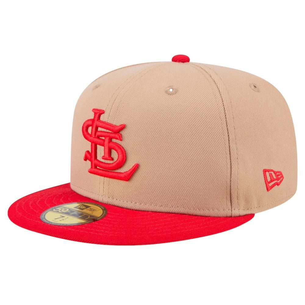 St. Louis Cardinals 59FIFTY Fitted Hat Khaki | New Era