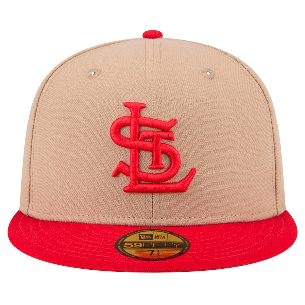 St. Louis Cardinals 59FIFTY Fitted Hat Khaki | New Era