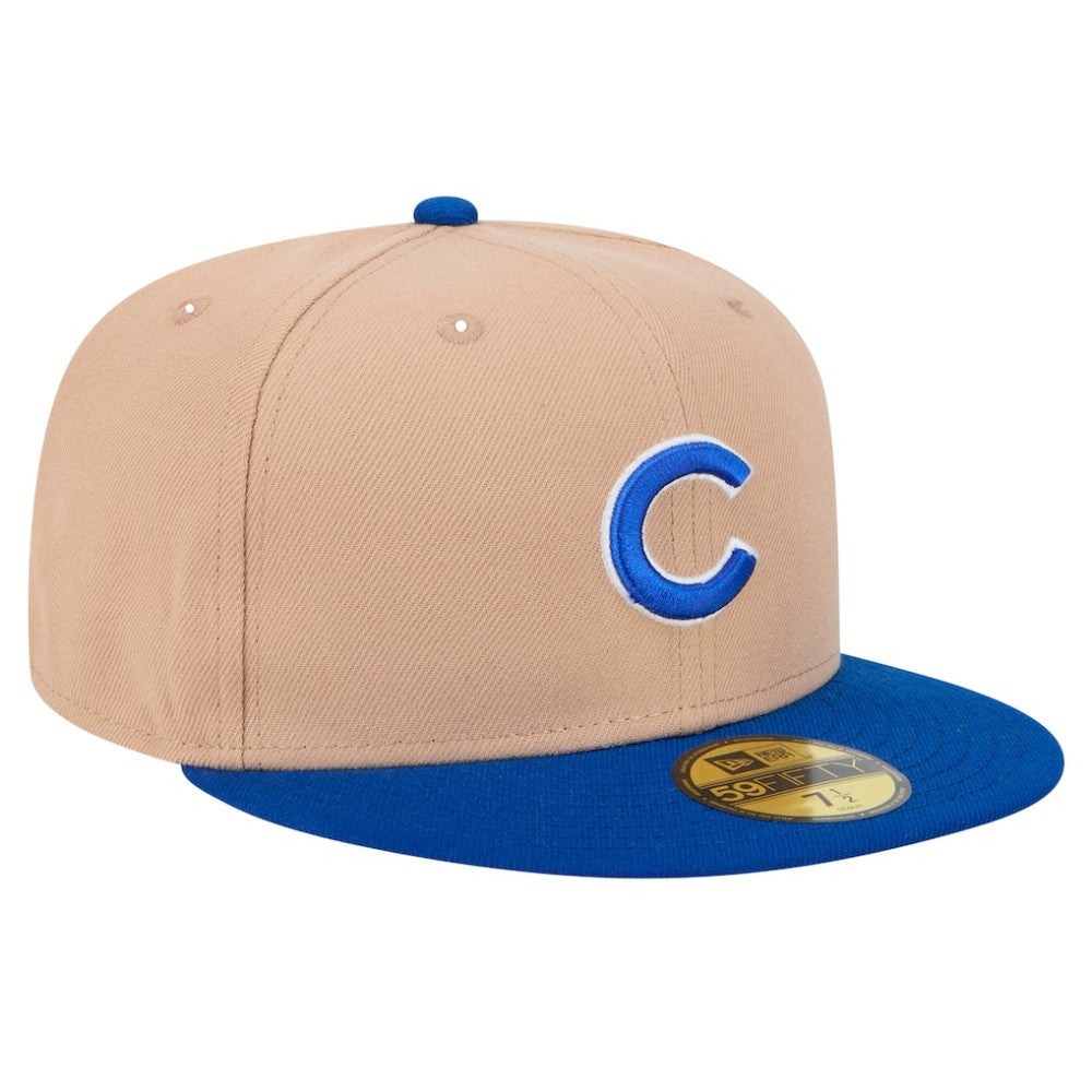 Chicago Cubs 59FIFTY Fitted Hat Khaki | New Era