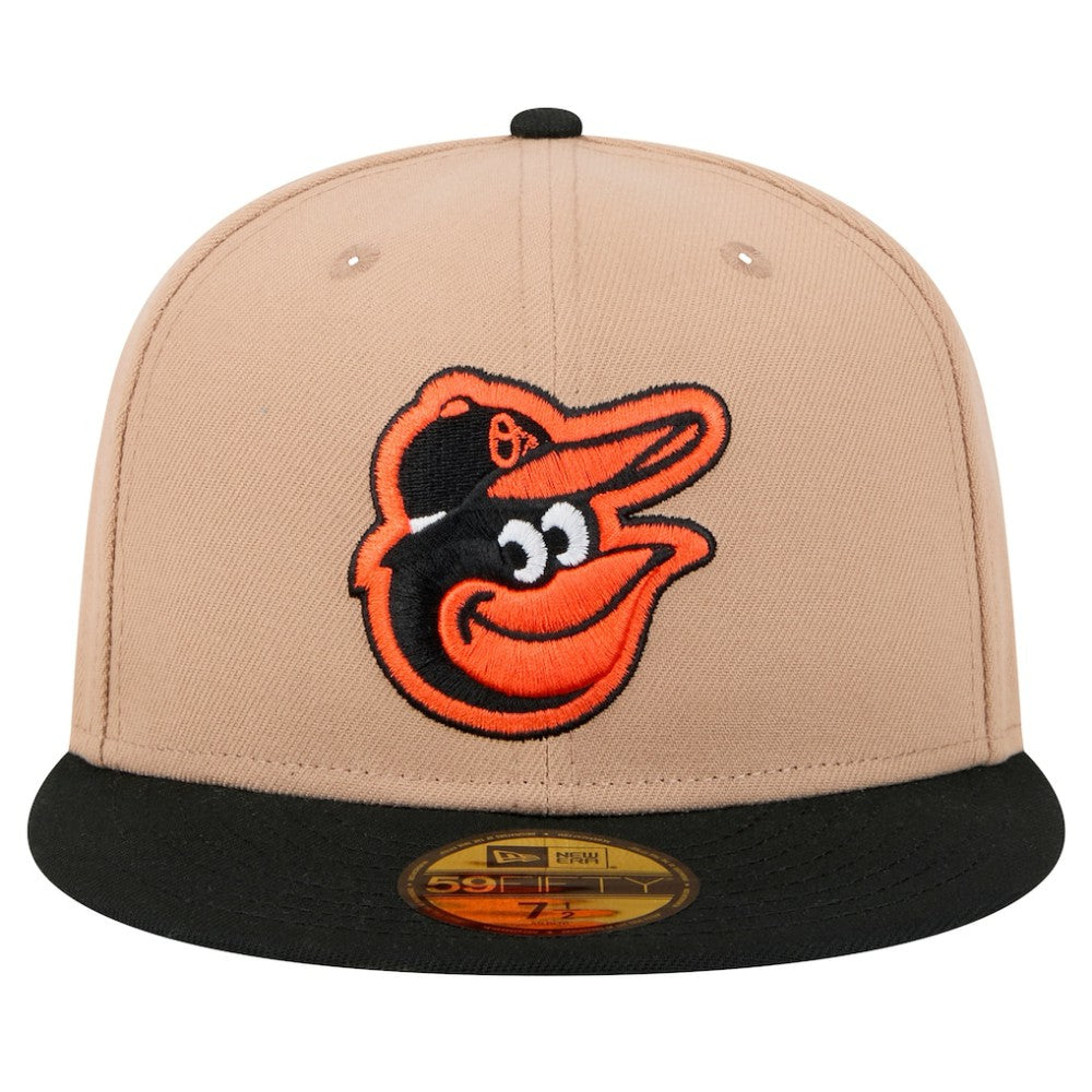 Baltimore Orioles 59FIFTY Fitted Hat Khaki | New Era
