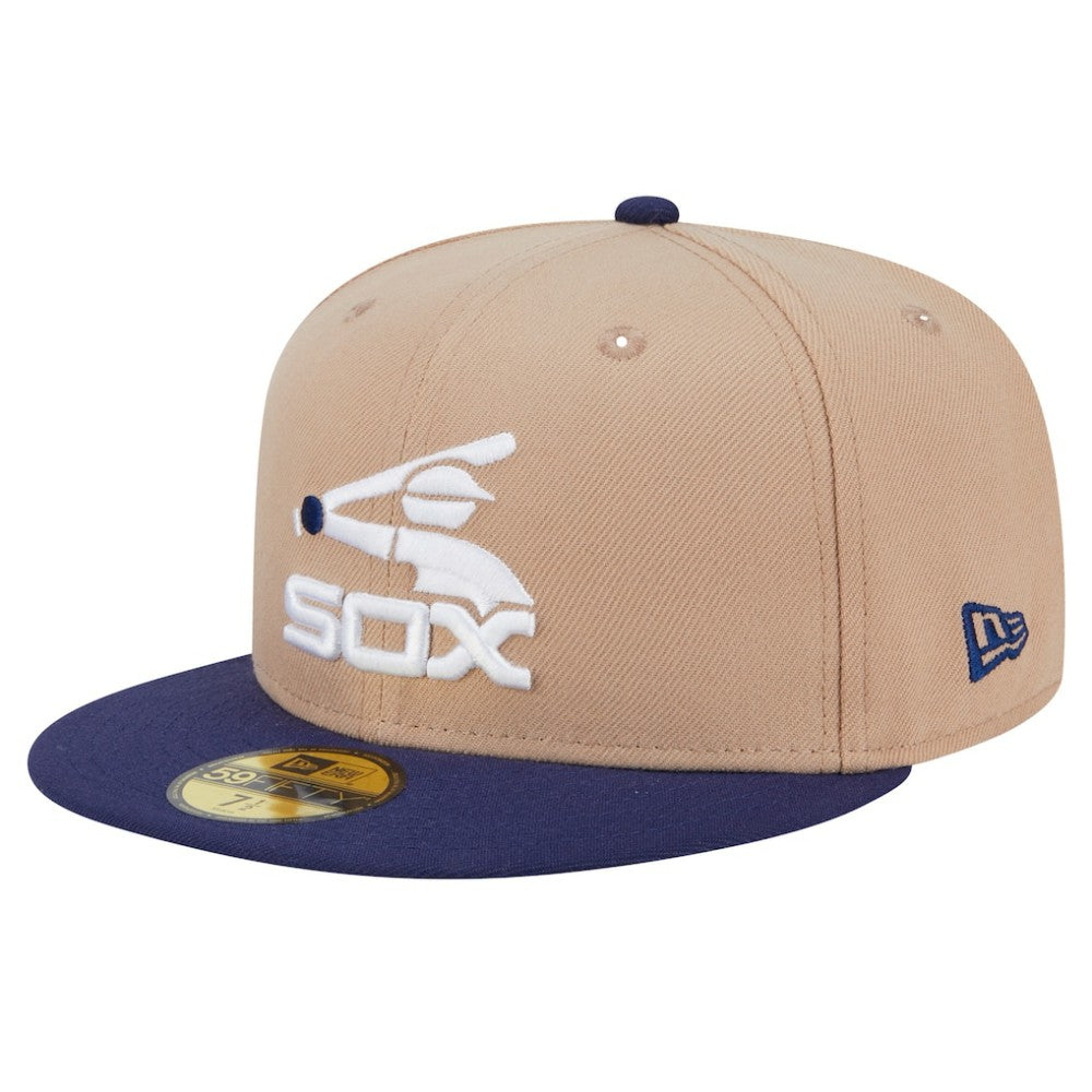 Chicago White Sox 59FIFTY Fitted Hat Khaki | New Era
