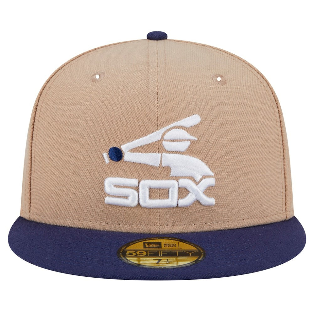 Chicago White Sox 59FIFTY Fitted Hat Khaki | New Era