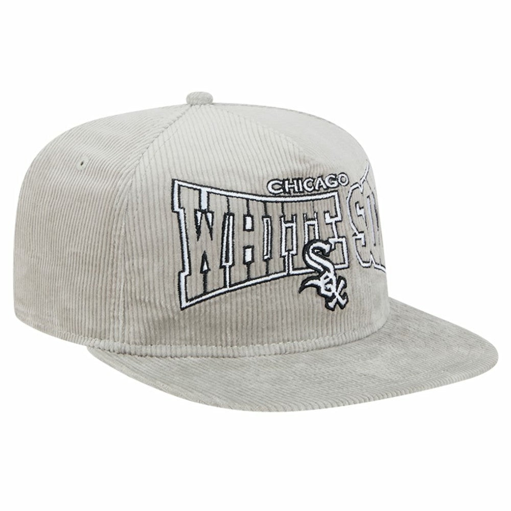 Chicago White Sox Gray Corduroy Golfer Snapback Hat | New Era
