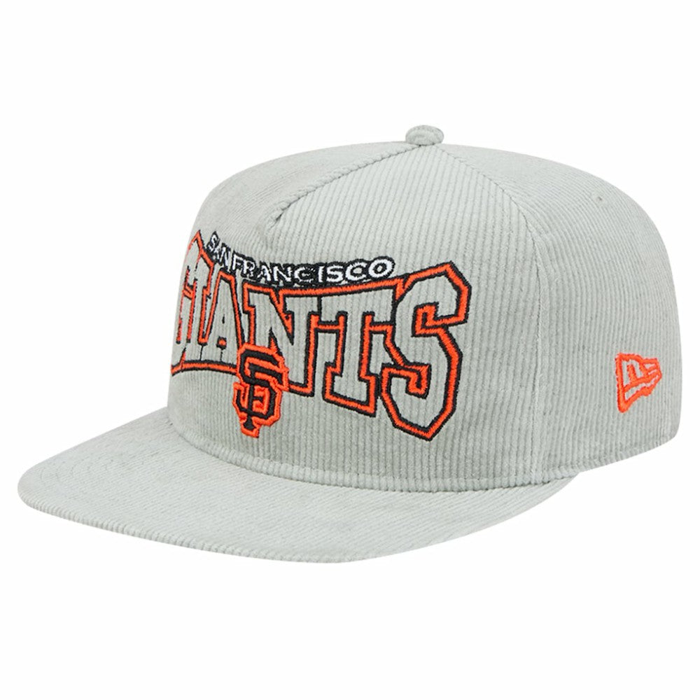 San Francisco Giants Gray Corduroy Golfer Snapback Hat | New Era