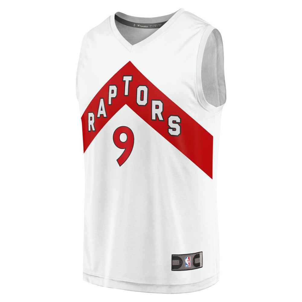 RJ Barrett Toronto Raptors Youth Fast Break Player Jersey - Association Edition - White