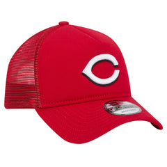 Cincinnati Reds 9FORTY A-Frame Trucker Adjustable Hat Red | New Era