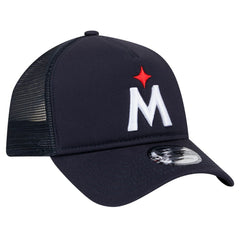 Minnesota Twins 9FORTY A-Frame Trucker Adjustable Hat Navy | New Era