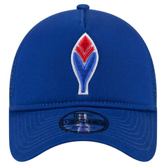 Atlanta Braves 9FORTY A-Frame Trucker Adjustable Hat Royal | New Era