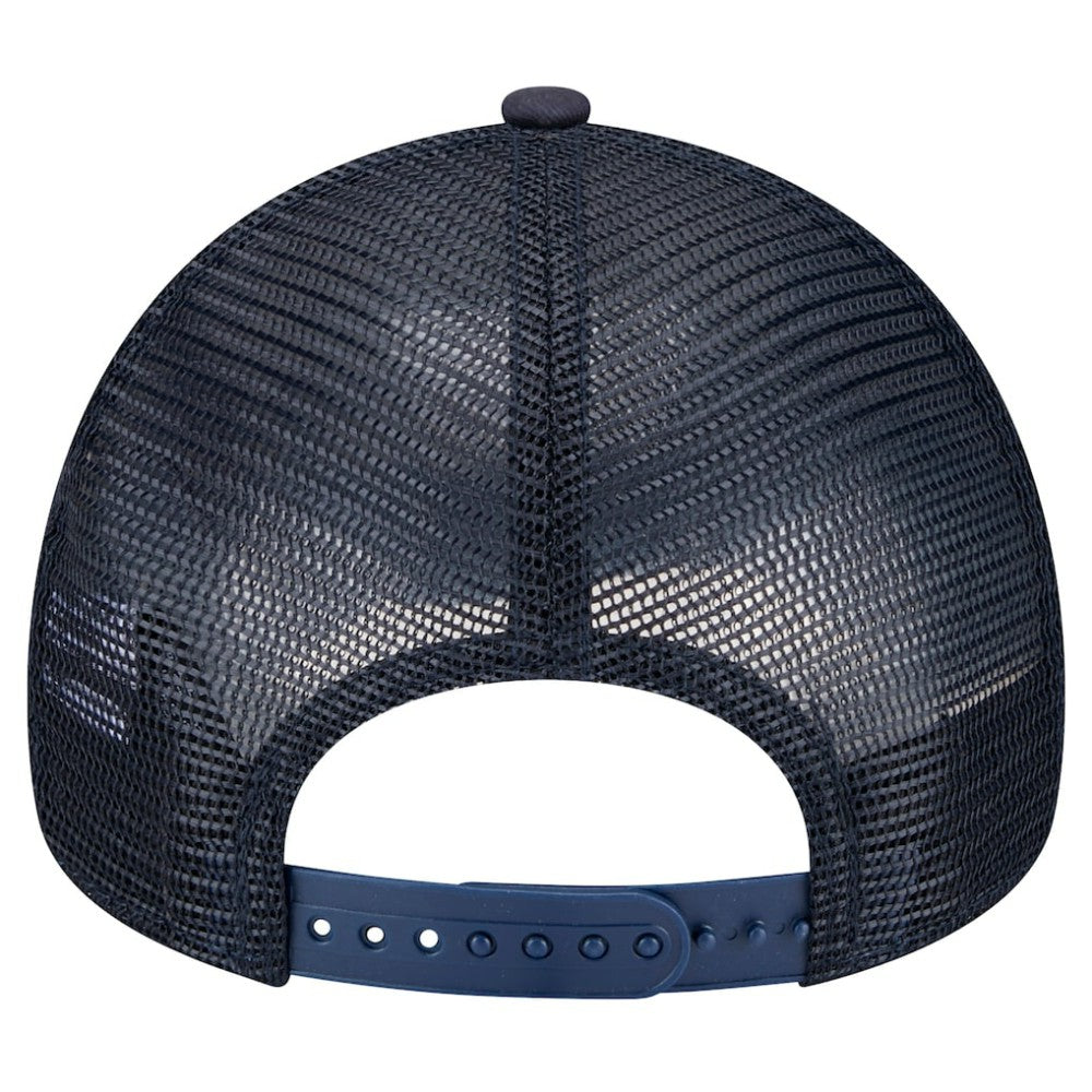 Atlanta Braves 9FORTY A-Frame Trucker Adjustable Hat Navy | New Era