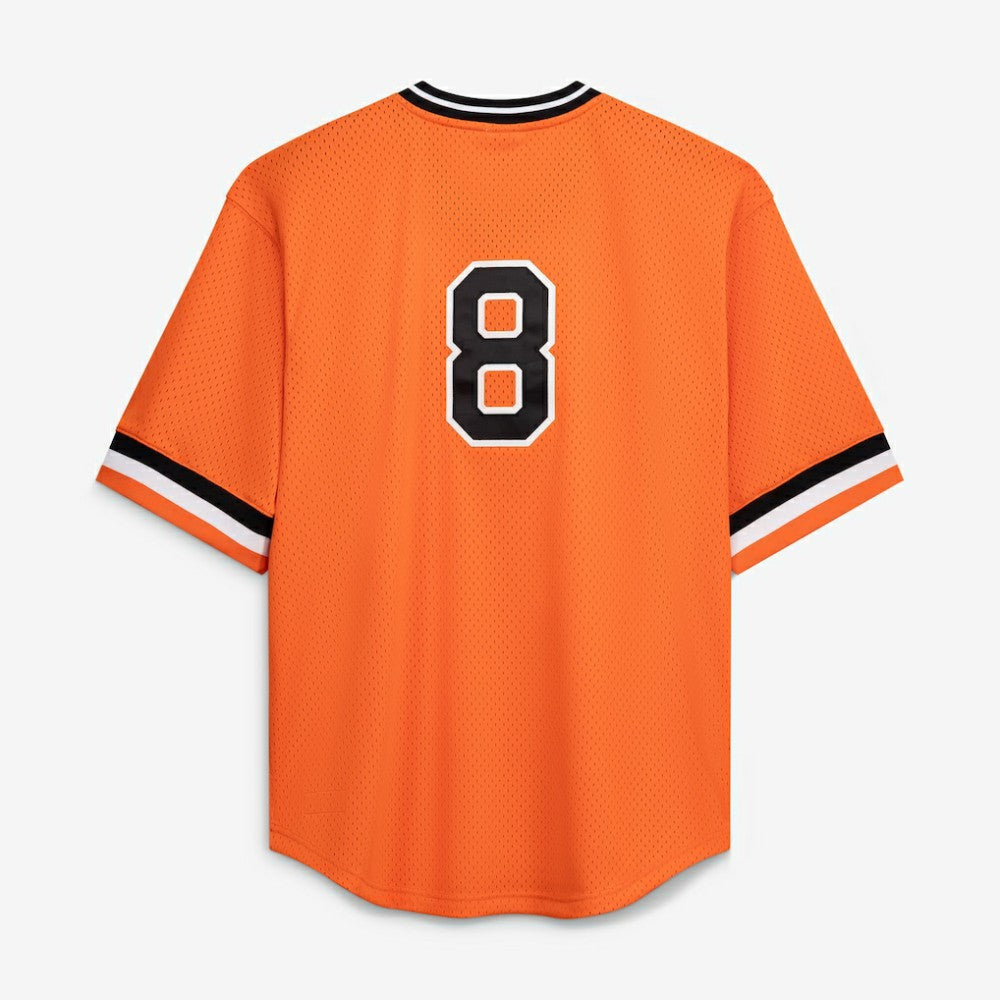 Cal Ripken Jr. Baltimore Orioles Profile Big & Tall Cooperstown Collection Mesh Batting Practice Jersey Orange