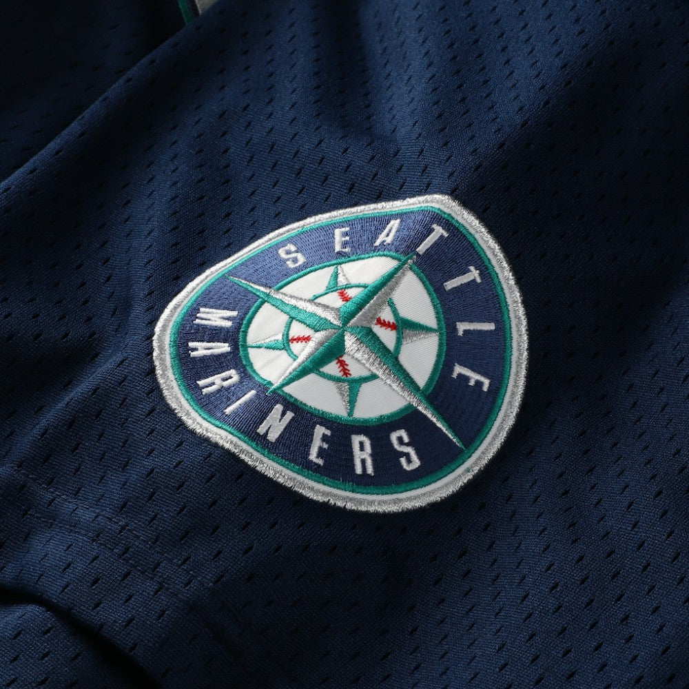 Seattle Mariners Big & Tall Cooperstown Collection Mesh Batting Practice Jersey Navy | Mitchell & Ness