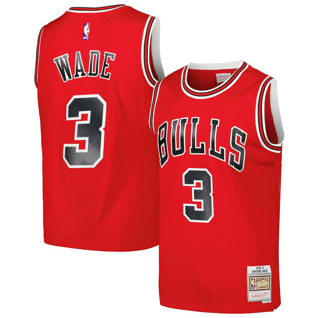 Dwyane Wade Chicago Bulls 2016/17 Hardwood Classics Swingman Jersey sale - Red