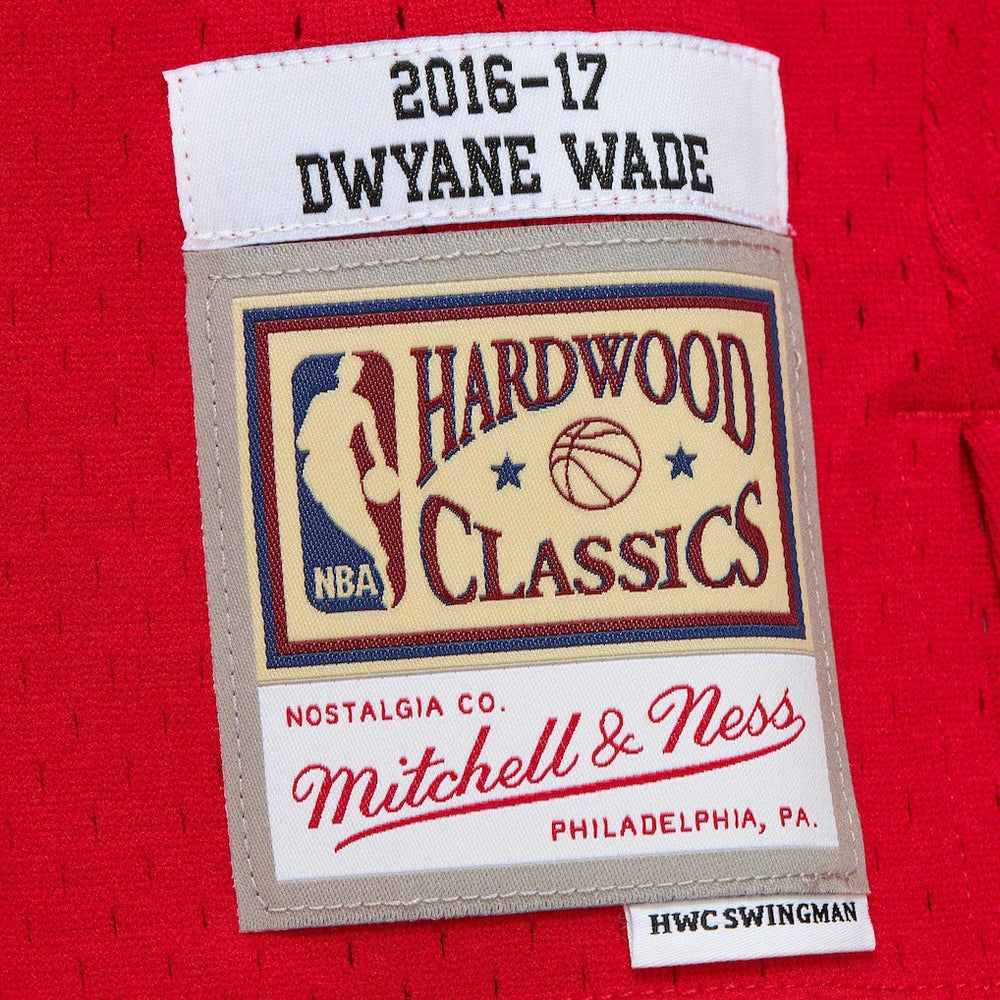 Dwyane Wade Chicago Bulls 2016/17 Hardwood Classics Swingman Jersey sale - Red