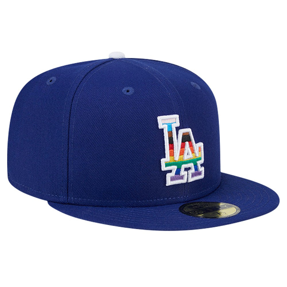 Los Angeles Dodgers 2024 Pride On Field 59FIFTY Fitted Hat Royal | New Era