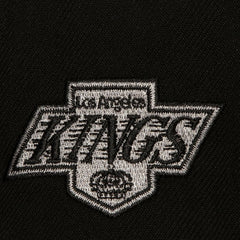 Los Angeles Kings Mitchell & Ness Retro Script Colorblock Snapback Hat Black