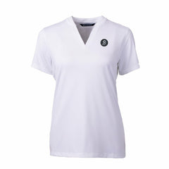 Baltimore Orioles Cutter & Buck Women's City Connect DryTec Forge Stretch V-Neck Blade Top White