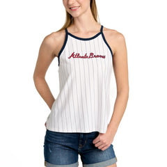 Atlanta Braves Lusso Women's Nahla Tank Top White