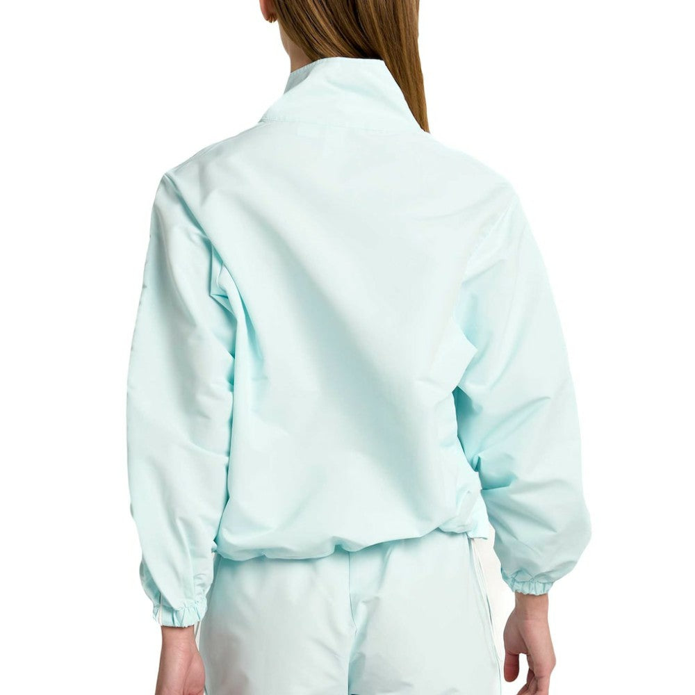 Los Angeles Dodgers Lusso Women's Parker Half-Zip Jacket Light Blue