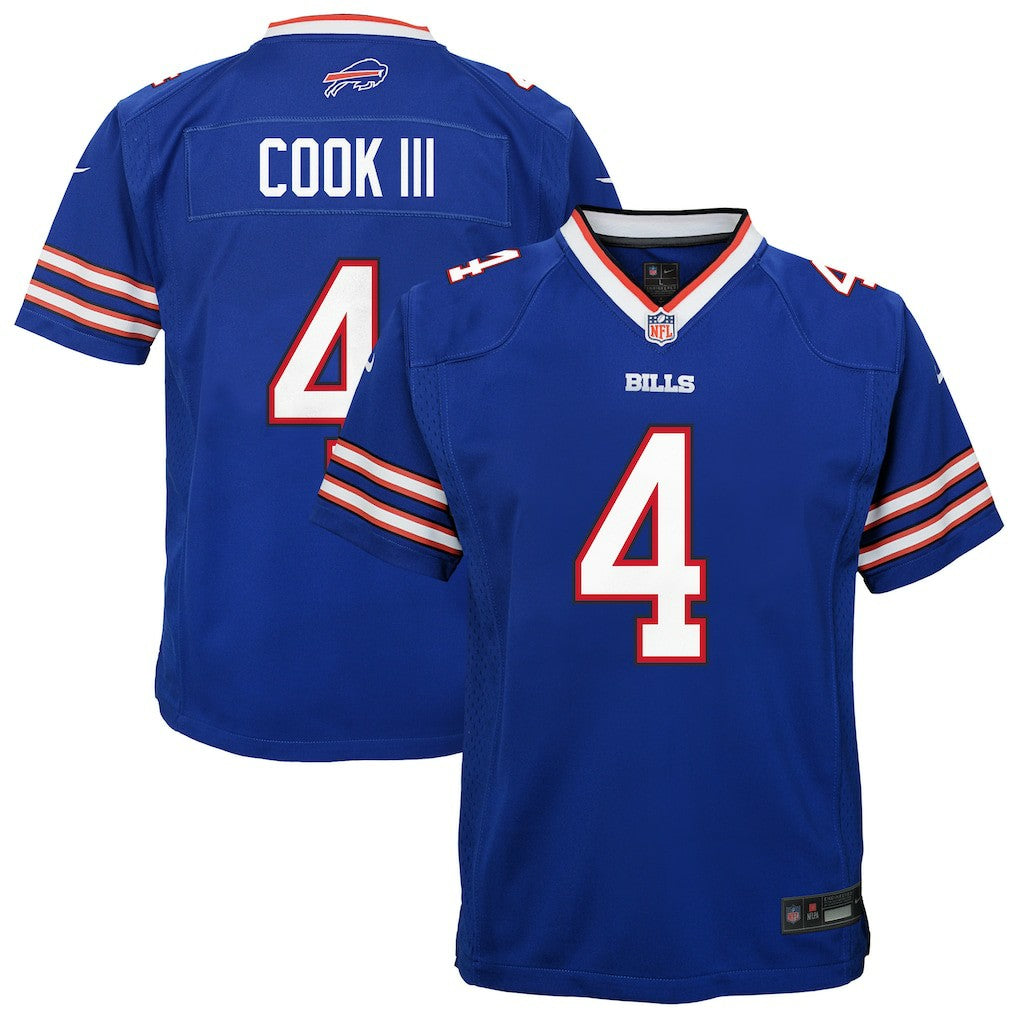 James Cook III Buffalo Bills Youth Game Jersey - Royal
