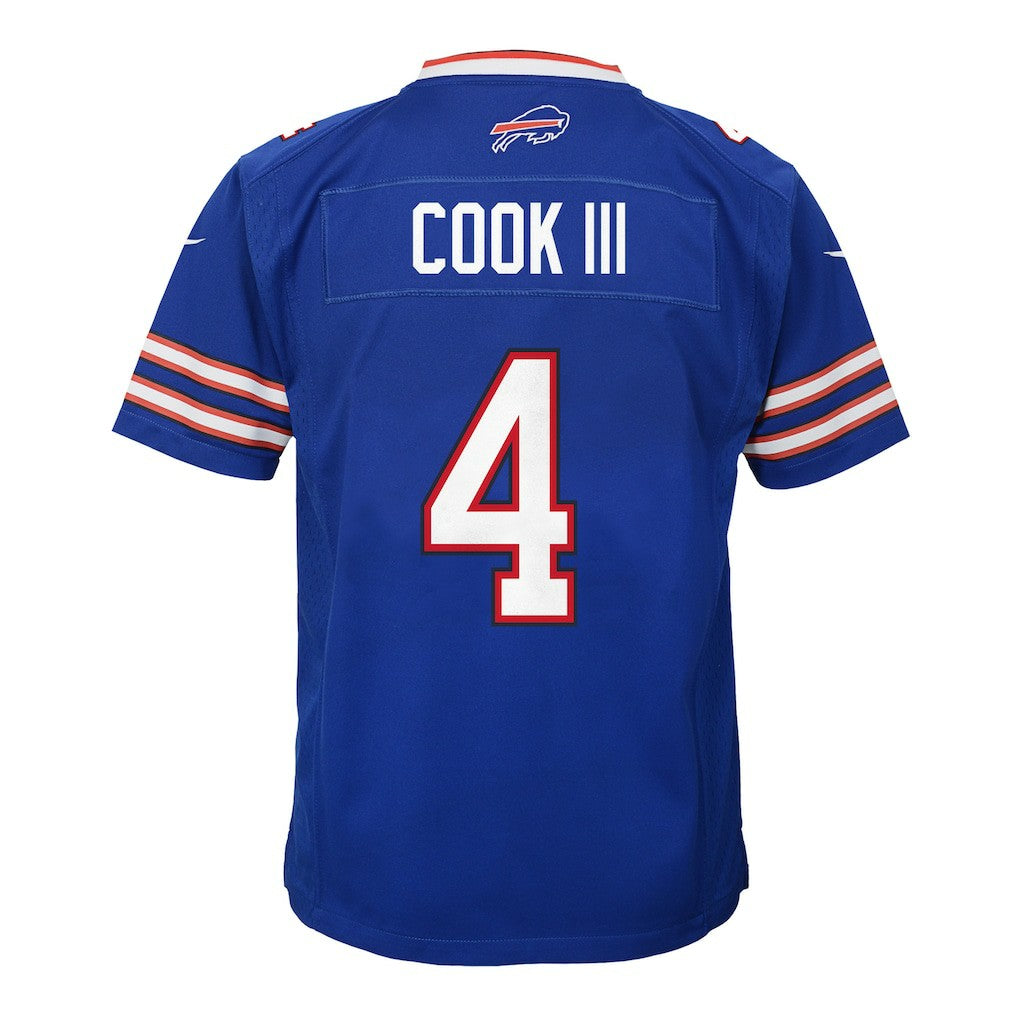 James Cook III Buffalo Bills Youth Game Jersey - Royal