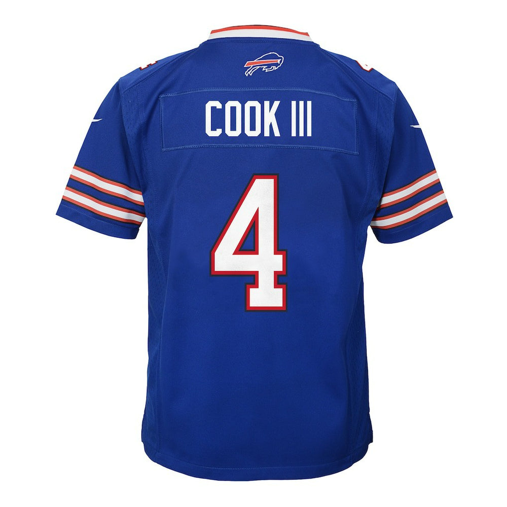 James Cook III Buffalo Bills Youth Game Jersey - Royal