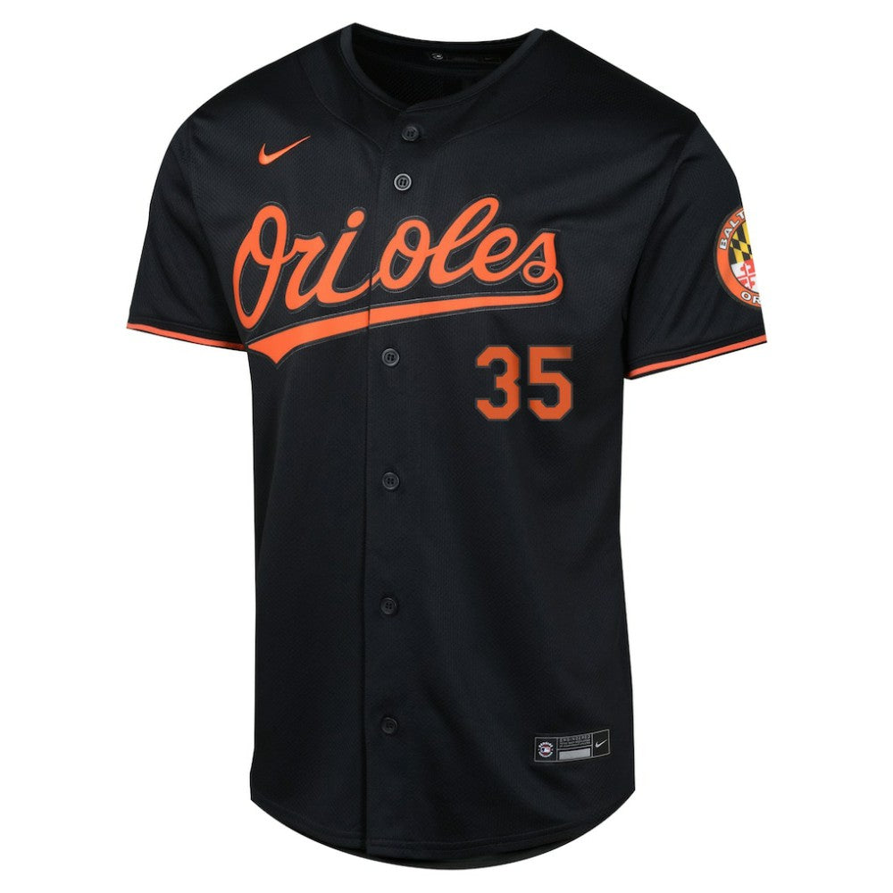 Adley Rutschman Baltimore Orioles Youth Alternate Limited Player Jersey Black | Nike
