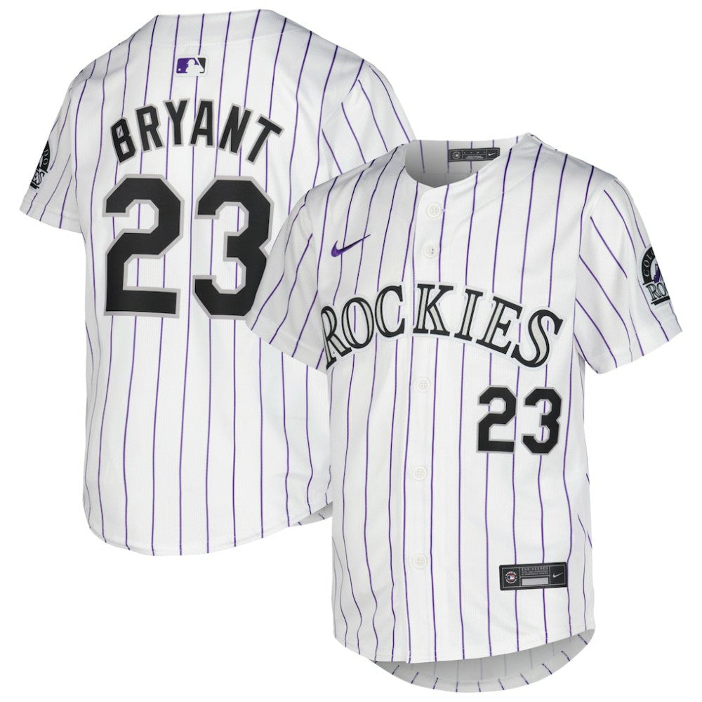 Kris Bryant Colorado Rockies Youth Home Limited Player Jersey White | Nike