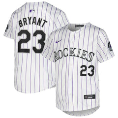 Kris Bryant Colorado Rockies Youth Home Limited Player Jersey White | Nike