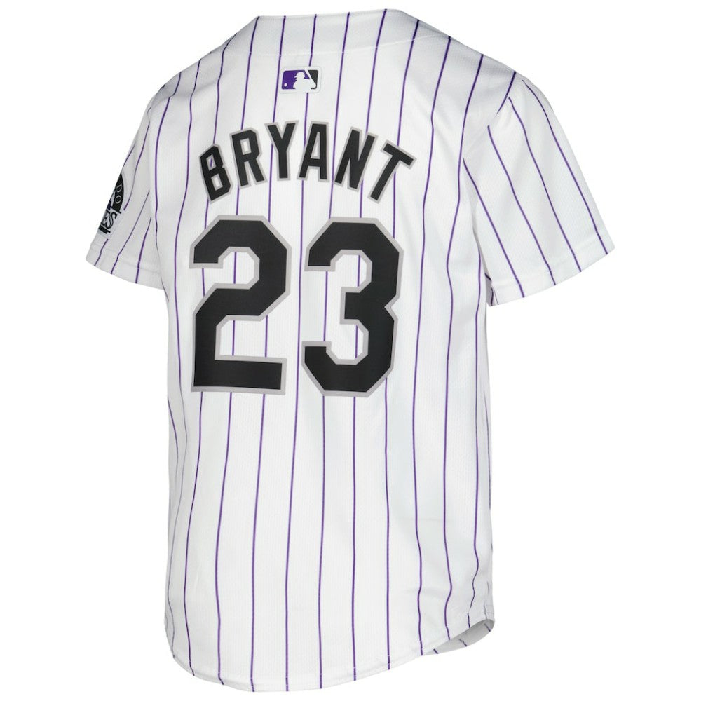 Kris Bryant Colorado Rockies Youth Home Limited Player Jersey White | Nike