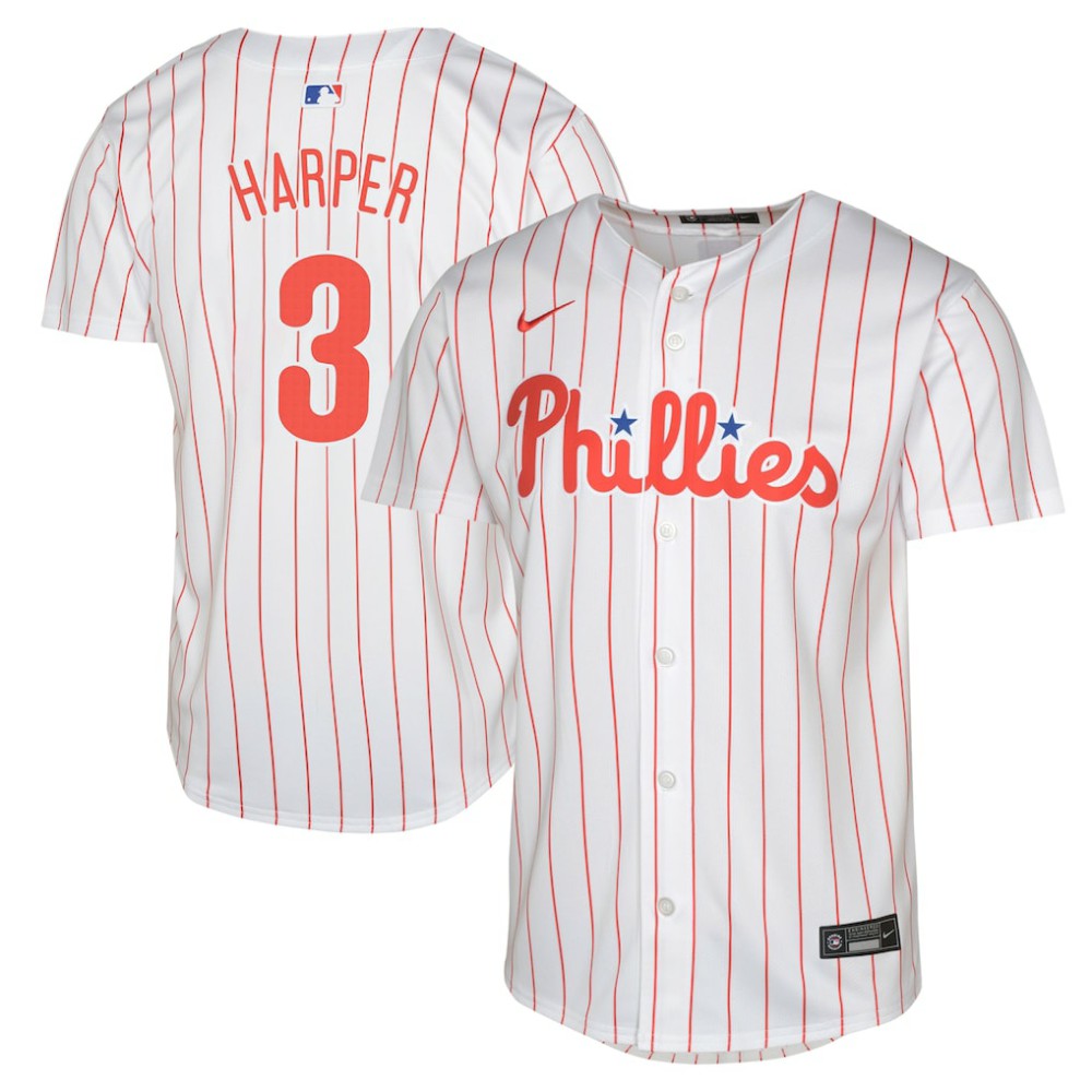 Bryce Harper Philadelphia Phillies Youth Limited Player Jersey White