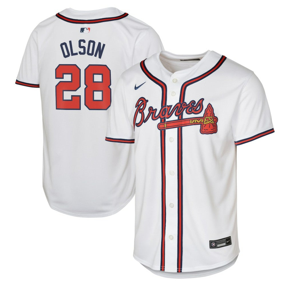 Matt Olson Atlanta Braves Youth Home Limited Player Jersey White | Nike