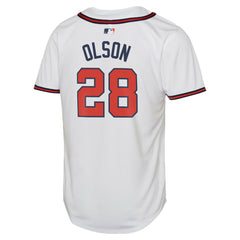 Matt Olson Atlanta Braves Youth Home Limited Player Jersey White | Nike